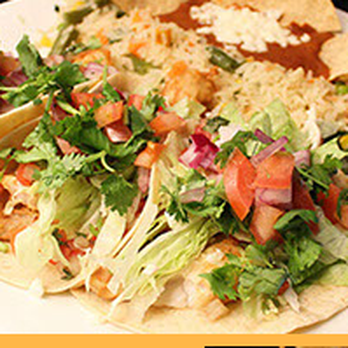 Don Beto's Tacos - 3 soft tacos with lettuce, tomatoes, mozzarella cheese, served with rice and chipotle sour cream. - Mexican Near Me - Raleigh, North Carolina Don Beto's Tacos - 3 soft tacos with lettuce, tomatoes, mozzarella cheese, served with rice and chipotle sour cream. - Mexican Near Me - Raleigh, North Carolina