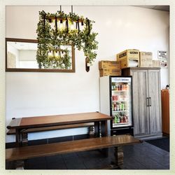 Interior decor and drinks station