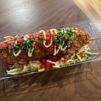 Bao Boi - Korean corn dog - $12 - Japanese Near Me - Garden City, Idaho Bao Boi - Korean corn dog - $12 - Japanese Near Me - Garden City, Idaho