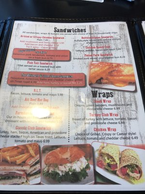Menu photo 2 Ray's Harvest House Albany, OH