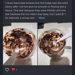 Acai Mania - Negative comment from owner