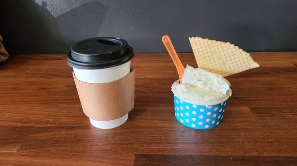 Contra Costa Coffee featuring Ginger's Gelato by null