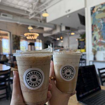 Collective Coffee - Horchata Latte & Seasonal Banana latte  On the sweeter side so if you're not a fan of sweet drink I'd ask for half sweet. - Coffee & Tea Near Me - Phoenix, Arizona