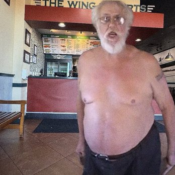 Wingstop - Someone shirtless in the store - Chicken Wings Near Me - Jonesboro, Arkansas
