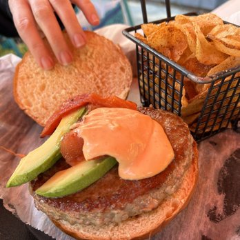 Asbury Ale House - So CAL turkey burger with avocado - Sports Bars Near Me - Asbury Park, New Jersey Asbury Ale House - So CAL turkey burger with avocado - Sports Bars Near Me - Asbury Park, New Jersey