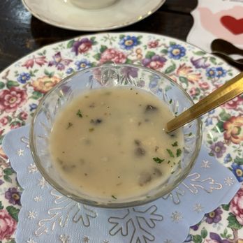 Tea with Kip - Mushroom soup - Tea Rooms Near Me - Midlothian, Virginia