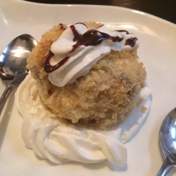 Samurai - Vanilla fried ice cream, a lot smaller than the green tea one - Japanese Near Me - Lawton, Oklahoma