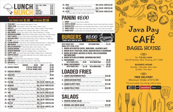 Menu photo 4 Java Day Cafe Flushing, NY