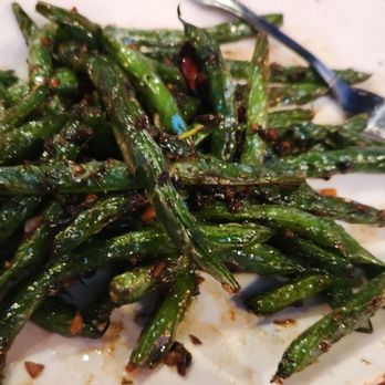 Dumpling King Asian Cuisine - Stir fried string beans after we all took a first helping. Generous portion. - Szechuan Near Me - Sacramento, California Dumpling King Asian Cuisine - Stir fried string beans after we all took a first helping. Generous portion. - Szechuan Near Me - Sacramento, California