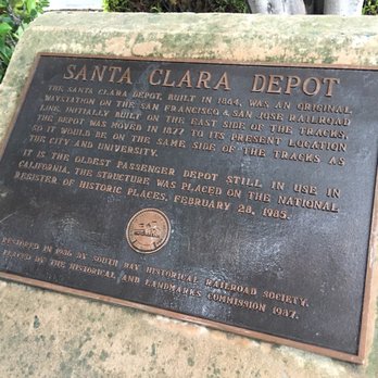 Santa Clara Caltrain Station - History of depot - Train Stations Near Me - Santa Clara, California Santa Clara Caltrain Station - History of depot - Train Stations Near Me - Santa Clara, California