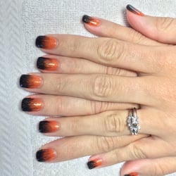 Top Nails - Hallowen gel nails color