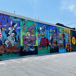 Rabbit Hole Alice in Wonderland Mural