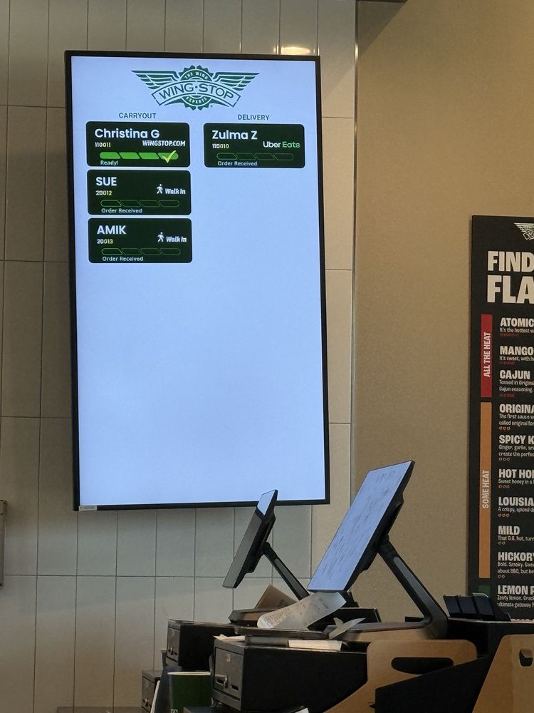 Food from Wingstop