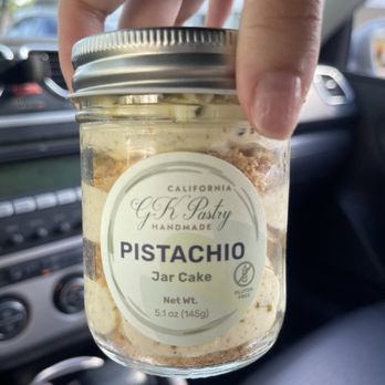 GK Pastry - Pistacho jar cake - Bakeries Near Me - Mountain View, California