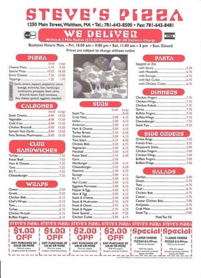Steve's Pizza by null