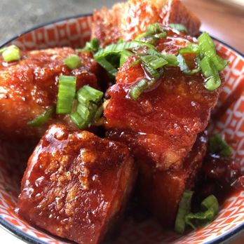 España Restaurant - Pork belly - a bit too sweet for my taste, but well done. - Spanish Near Me - Vancouver, British Columbia España Restaurant - Pork belly - a bit too sweet for my taste, but well done. - Spanish Near Me - Vancouver, British Columbia