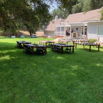 Hockridge Florist - Tables with floral runners. - Florists Near Me - Redlands, California Hockridge Florist - Tables with floral runners. - Florists Near Me - Redlands, California