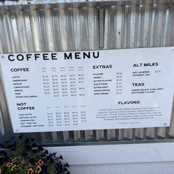 Nitro Coffee - Menu