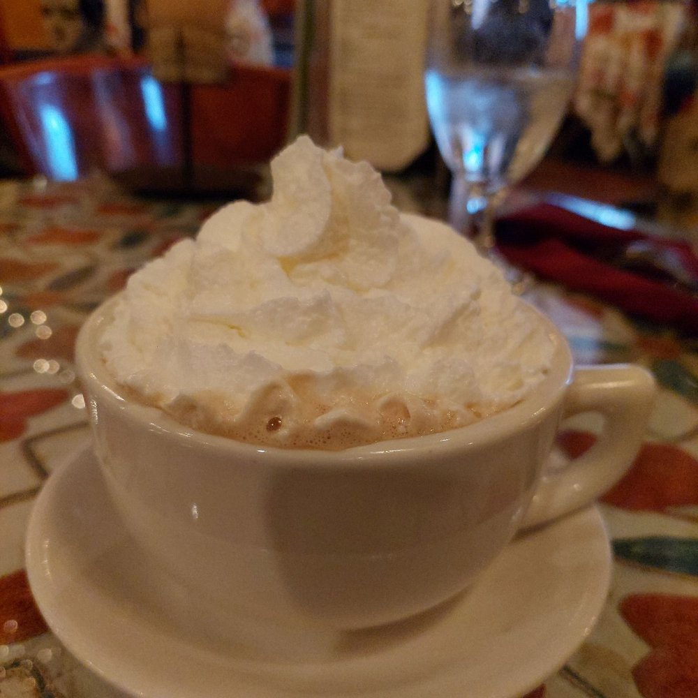 CAV Restaurant - Mocha cappuccino with whipped cream, yummy! 14oz I believe, Feb. 2022, $5.75 - New American Near Me - Providence, Rhode Island CAV Restaurant - Mocha cappuccino with whipped cream, yummy! 14oz I believe, Feb. 2022, $5.75 - New American Near Me - Providence, Rhode Island