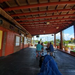 Outside seating