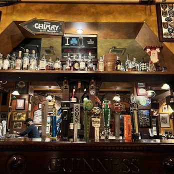 The Auld Dubliner - a shelf of liquor - Irish Near Me - Long Beach, California The Auld Dubliner - a shelf of liquor - Irish Near Me - Long Beach, California