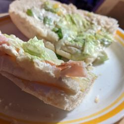 Casey's - What's in this photo? A empty sad waste of a "sandwich"