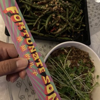 Fortunate Son - Dan Dan noodles + green beans - Chinese Near Me - San Diego, California Fortunate Son - Dan Dan noodles + green beans - Chinese Near Me - San Diego, California