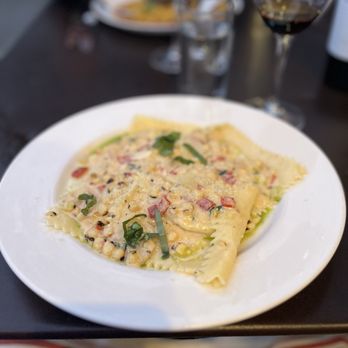 Florio Bar & Cafe - Sweet Corn and Crab Ravioli - French Near Me - San Francisco, California Florio Bar & Cafe - Sweet Corn and Crab Ravioli - French Near Me - San Francisco, California