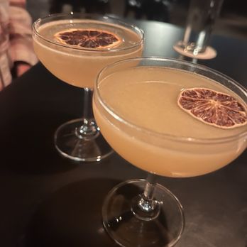 Low Bar - Bees Knees and a bartender special drink made with Tito's - Cocktail Bars Near Me - Traverse City, Michigan