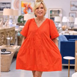 True Fashionistas - Stand out in a bold orange dress from True Fashionistas Designer Resale. Celebrate National Consignment Day with stylish find...