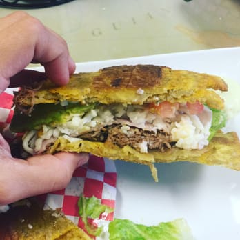 Arepa Xpress - Plantain sandwich - Venezuelan Near Me - Spring, Texas
