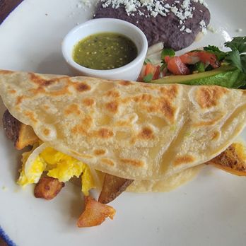The Original Ninfa's on Navigation - Tacos with potatoes egg salsa verde black beans and avocado $7 - Mexican Near Me - Houston, Texas The Original Ninfa's on Navigation - Tacos with potatoes egg salsa verde black beans and avocado $7 - Mexican Near Me - Houston, Texas