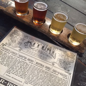 Ritual Brewing - Seasonal flight - Breweries Near Me - Redlands, California Ritual Brewing - Seasonal flight - Breweries Near Me - Redlands, California