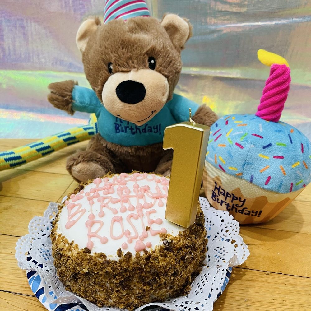 My dog loved the cake! It was so easy to order and ready the following day : ) My dog loved the cake! It was so easy to order and ready the following day : )