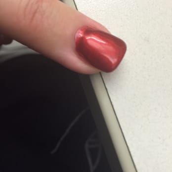 Omani - Peeling, bleeding polish applied to raw cuticle - Nail Salons Near Me - Chicago, Illinois Omani - Peeling, bleeding polish applied to raw cuticle - Nail Salons Near Me - Chicago, Illinois