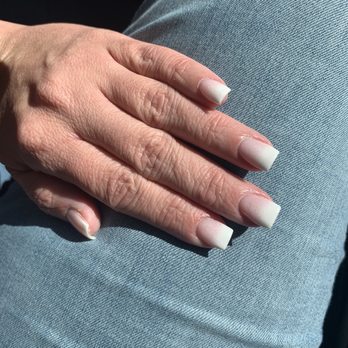 Q Nails & Spa - Romeo was the nail tech.. dip ombré - Nail Salons Near Me - Lake Elsinore, California
