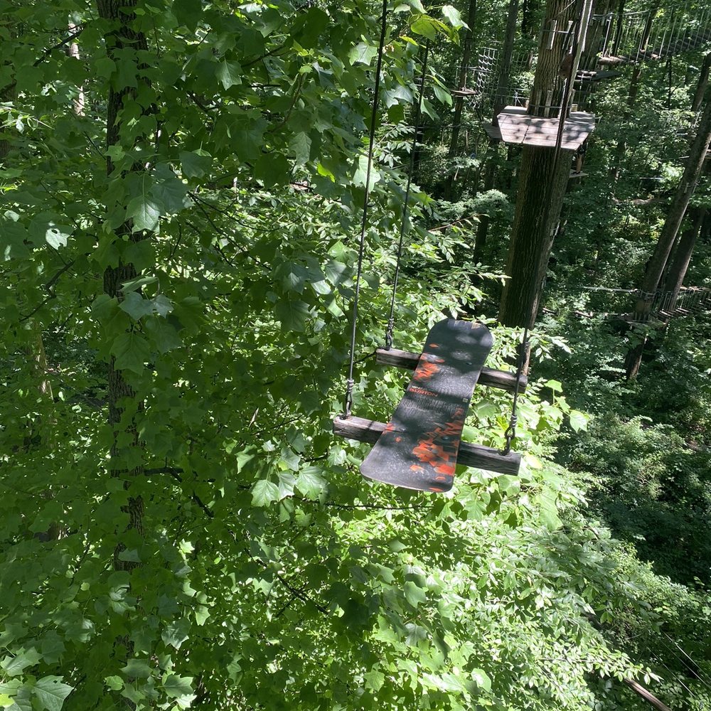 The Adventure Park at Sandy Spring - Obstacle on the single black diamond course - Challenge Courses Near Me - Sandy Spring, Maryland The Adventure Park at Sandy Spring - Obstacle on the single black diamond course - Challenge Courses Near Me - Sandy Spring, Maryland