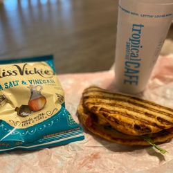Tropical Smoothie Cafe - Chipotle flatbread and chips