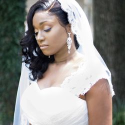Monica Nicole Hair - Bridal Photo styled by Monica