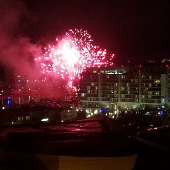The Wharf DC - petalpalooza fireworks at the wharf from my window - Landmarks & Historical Buildings Near Me - Washington, DC, District of Columbia