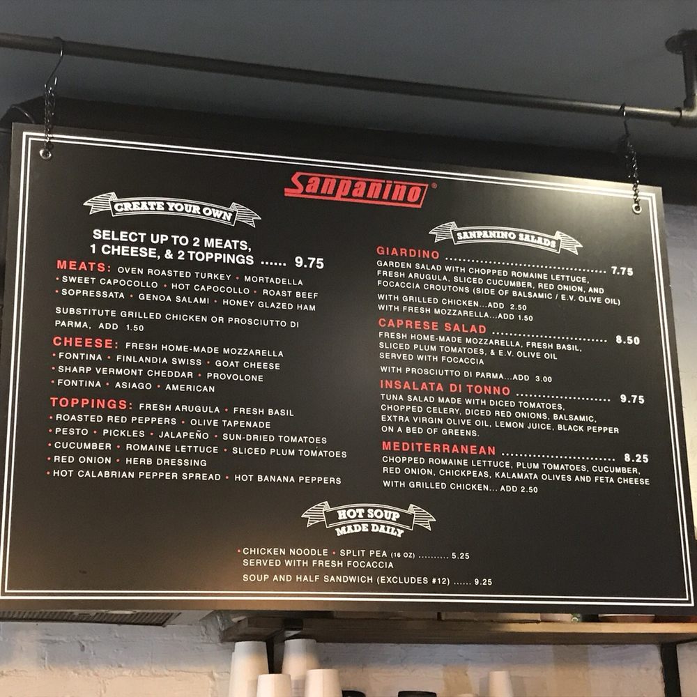 Sanpanino - Menu - Sandwiches Near Me - Brooklyn, New York Sanpanino - Menu - Sandwiches Near Me - Brooklyn, New York