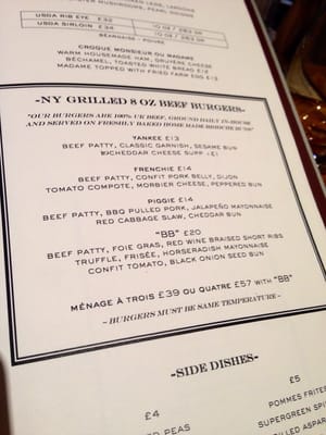 Menu photo 7 Bar Boulud London, XGL