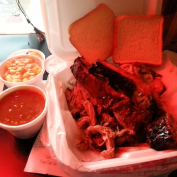 SAW's BBQ - Chicken, ribs and pulled pork combo - Barbeque Near Me - Homewood, Alabama