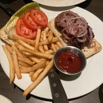 Massimo's - Massimo's Burger*- kobe burger no cheese cooked rare. Love the twist using French bread.needed ketchup. Still really good - Italian Near Me - Fremont, California Massimo's - Massimo's Burger*- kobe burger no cheese cooked rare. Love the twist using French bread.needed ketchup. Still really good - Italian Near Me - Fremont, California