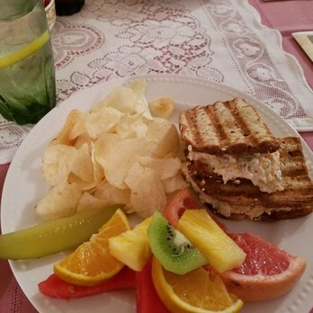 Victoria's Tea Room - Extremely tasty and the toasted panini with the jalapeño chicken salad was simply divine. - Coffee & Tea Near Me - Mission, Texas