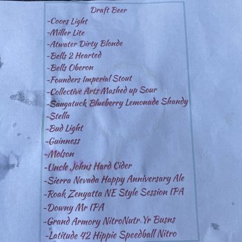 Trina O'Malley's - Draft beer menu - Irish Pub Near Me - Allen Park, Michigan Trina O'Malley's - Draft beer menu - Irish Pub Near Me - Allen Park, Michigan