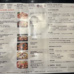Menu Menu