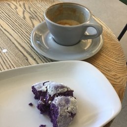Ube cookie and Cappuccino Ube cookie and Cappuccino