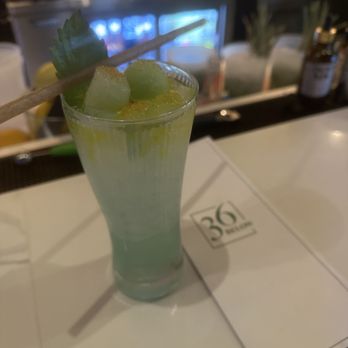 36 Below - Melon sake cream cocktail - Speakeasies Near Me - Phoenix, Arizona