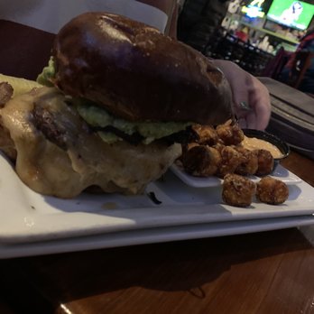 The Burger Place - Burger with the ghost pepper cheese - Burgers Near Me - Melbourne, Florida The Burger Place - Burger with the ghost pepper cheese - Burgers Near Me - Melbourne, Florida